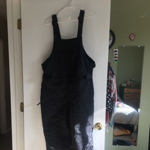 Men’s snow pants bib size L